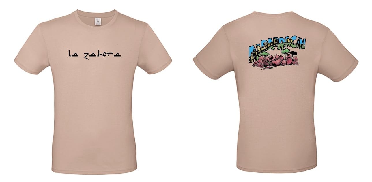 Productos exclusivos de camiseta de la zahora de albarracín