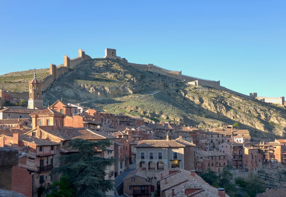 Pueblo de Albarracín, situado en la Sierra de Albarracín